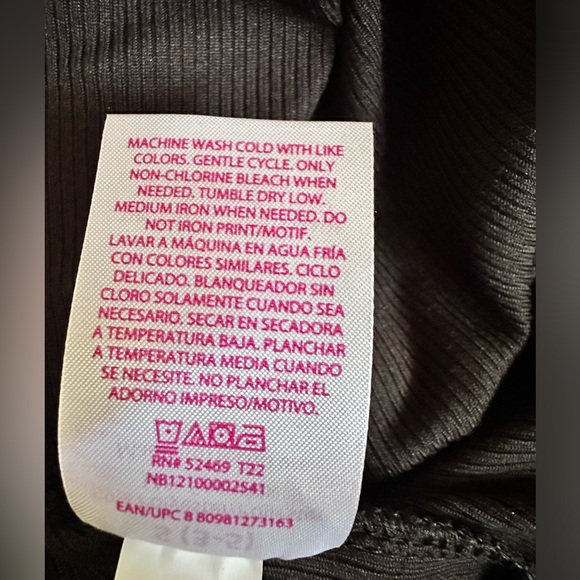 NWT NOBO Women’s Black Tank Top Sleeveless Size S Stretch - Picture 6 of 7